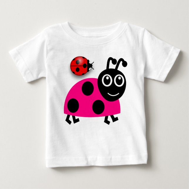 T-shirt Pour Bébé coccinelle, coccinelle, coccinelle (Devant)