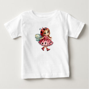 T-shirt Pour Bébé Coccinelle Enjouée