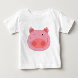T-shirt Pour Bébé Cochon