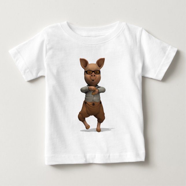 T-shirt Pour Bébé Cochon du rappeur (Devant)