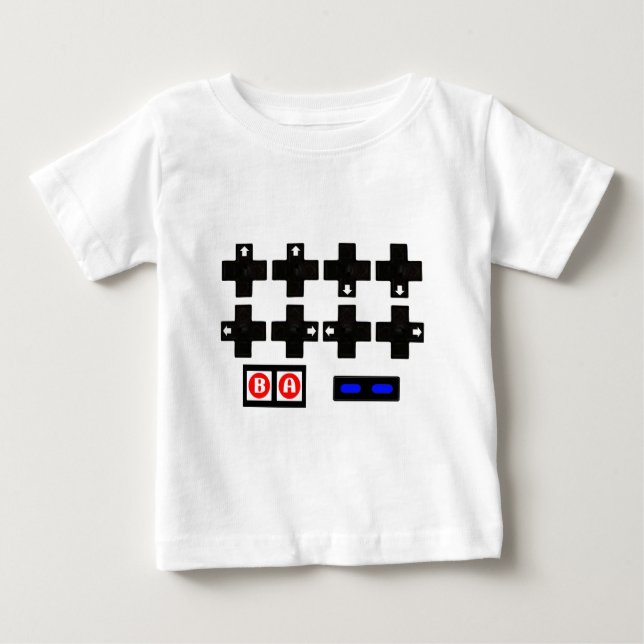 T-shirt Pour Bébé Code Contra de Konami (Devant)