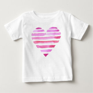 T-shirt Pour Bébé Cœur d'amour rose pour enfants