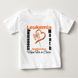 T-shirt Pour Bébé Coeur de papillon de mois de conscience de