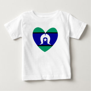 T-shirt Pour Bébé Coeur des îles du détroit de Torres