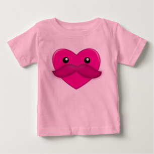 T-shirt Pour Bébé Coeur drôle