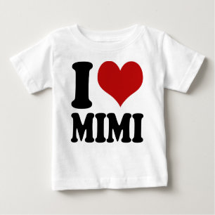 T-shirt Pour Bébé Coeur mignon Mimi d'I