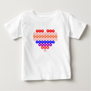 T-shirt Pour Bébé Coeur - Princesse Motif #83 - PrinterKids