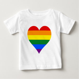 T-shirt Pour Bébé Coeur T-Shir de fierté de LGBT