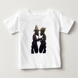 T-shirt Pour Bébé Coeurs Africains : Un Beau Moment