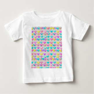 T-SHIRT POUR BÉBÉ " COEURS DE CANDY "