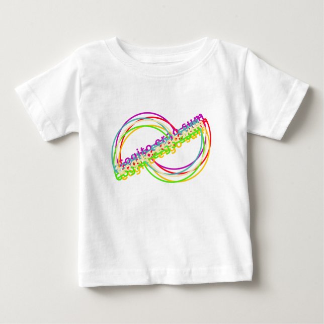T-shirt Pour Bébé Cogito, ergo sum Citation latine (Devant)