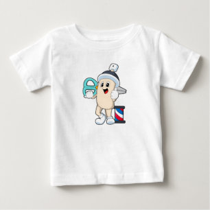 T-shirt Pour Bébé Coiffeur avec ciseaux