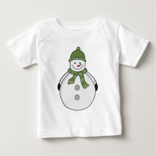 T-shirt Pour Bébé Cold snowman