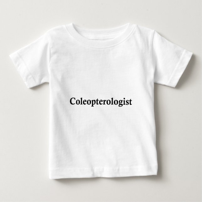 T-shirt Pour Bébé Coleopterologist (Devant)