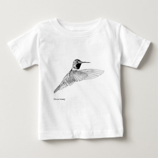 T-shirt Pour Bébé Colibri (Devant)