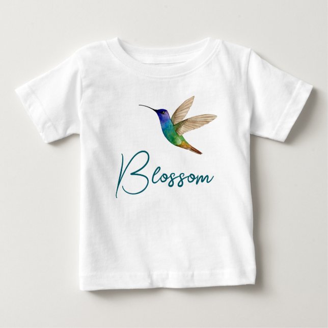 T-shirt Pour Bébé Colibri personnalisé (Devant)