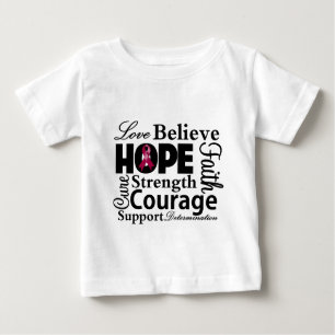 T-shirt Pour Bébé Collage de myélome multiple de l'espoir