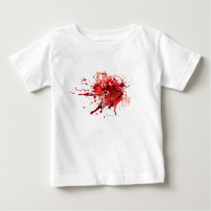T-shirt Pour Bébé Collage rouge de corps de lanterne