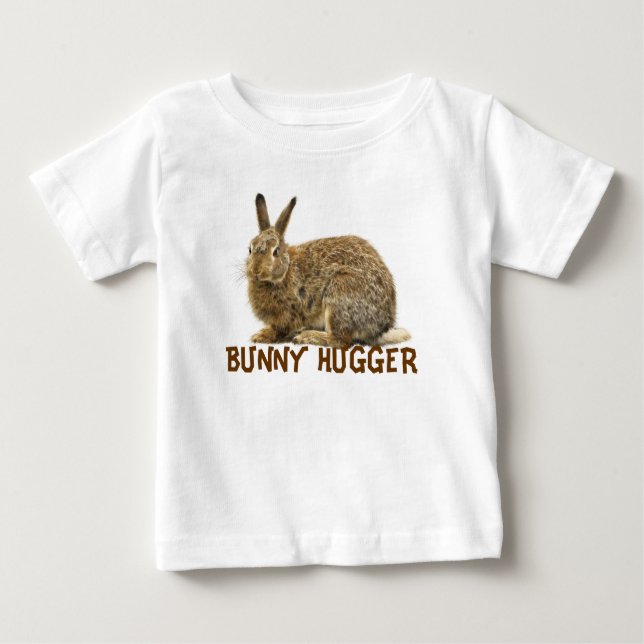 T-shirt Pour Bébé Collection de lapins sauvages BUNNY HUGGER (Devant)