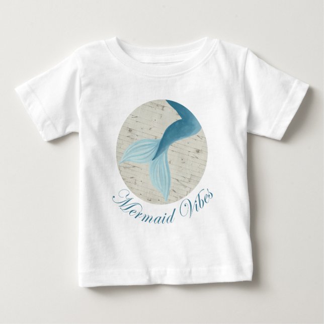 T-shirt Pour Bébé Collection de sirènes peintes (Devant)