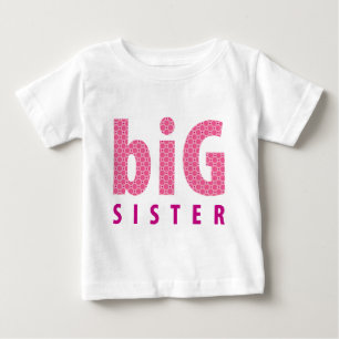 T-shirt Pour Bébé COLLECTION DE SOINS - grande soeur {rose}