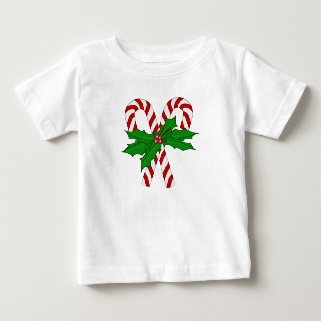 T-shirt Pour Bébé Collection de sucre de canne (Devant)