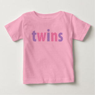 T-shirt Pour Bébé COLLECTION DE VINS - filles {violet + rose}