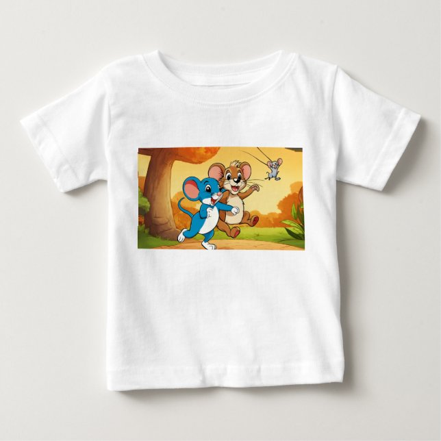 T-shirt Pour Bébé Collection Hamster Hustle (Devant)