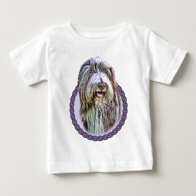 T-shirt Pour Bébé Colley barbu 001 (Devant)