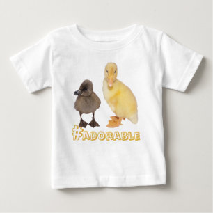 T-shirt Pour Bébé Colliers jaunes et gris adorables Photographie