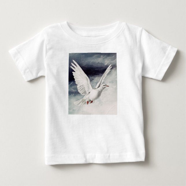 T-shirt Pour Bébé Colombe du Saint-Esprit Confirmation Religieuse et (Devant)