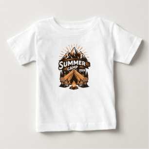 T-shirt Pour Bébé Colonie de vacances d'été 2024 Vacances d'été Camp