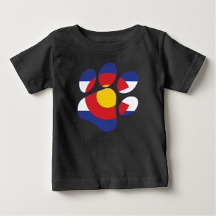 T-shirt Pour Bébé Colorado Paws