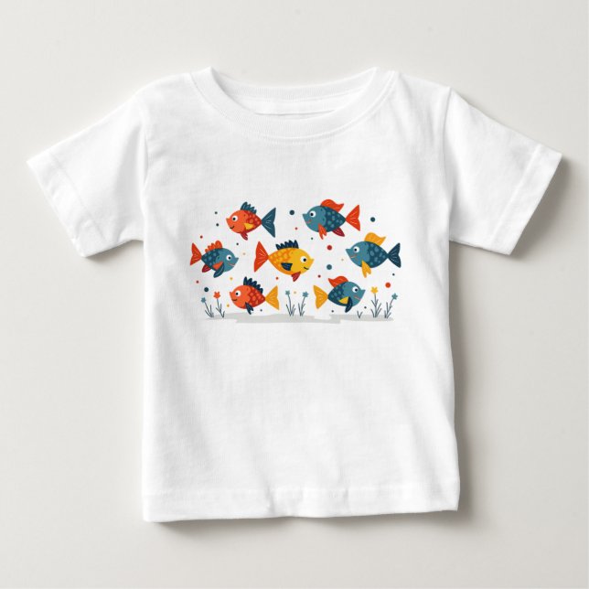 T-shirt Pour Bébé colorchus (Devant)