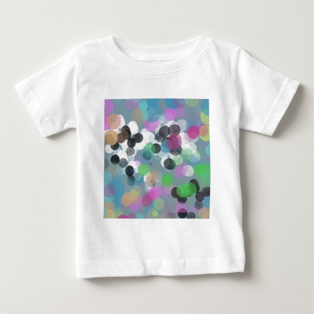 T-shirt Pour Bébé Colorful Confeti (Devant)