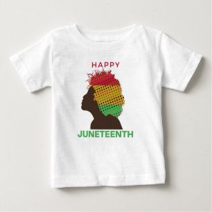 T-shirt Pour Bébé Colorful Happy Junetdix, mois de l'histoire noire