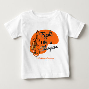 T-shirt Pour Bébé Combat comme une leucémie de champion