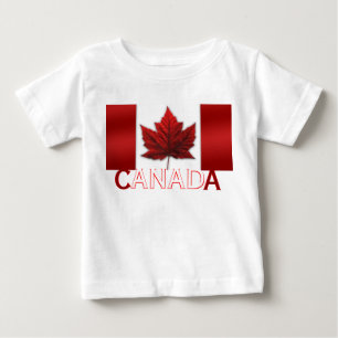 T-shirt Pour Bébé Combinaison bébé Canada Drapeau Tootoo tout-petit