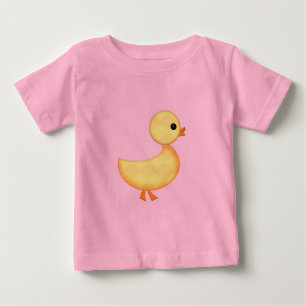 T-shirt Pour Bébé Combinaison bébé canard mignon