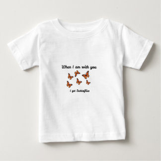 T-shirt Pour Bébé Combinaison bébé papillons mignons