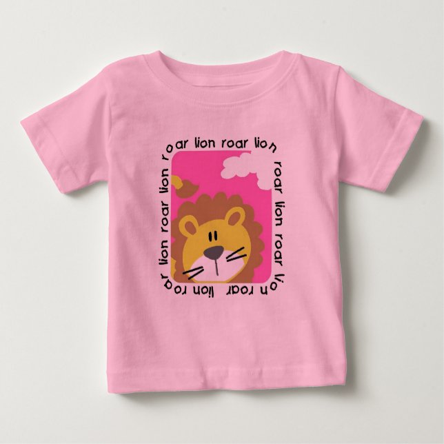 T-shirt Pour Bébé Combinaison bébé tutu rugissement de lion (Devant)