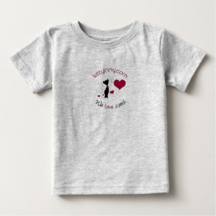 T-shirt Pour Bébé combinaison de bébé de kittyinNY