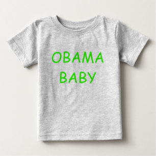 T-SHIRT POUR BÉBÉ COMBINAISON DE BÉBÉ D'OBAMA OU