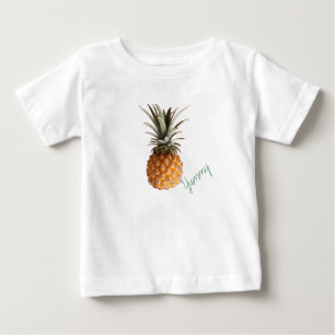 T-shirt Pour Bébé Combinaison funky délicieuse à l'ananas