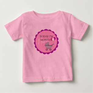 T-shirt Pour Bébé Combinaison mensuelle de tutu de fête