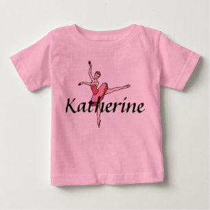 T-shirt Pour Bébé Combinaison personnalisée de bébé de ballerine