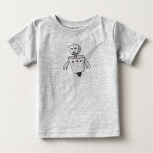 T-shirt Pour Bébé Combinaison robotique à écoulement organique (croq