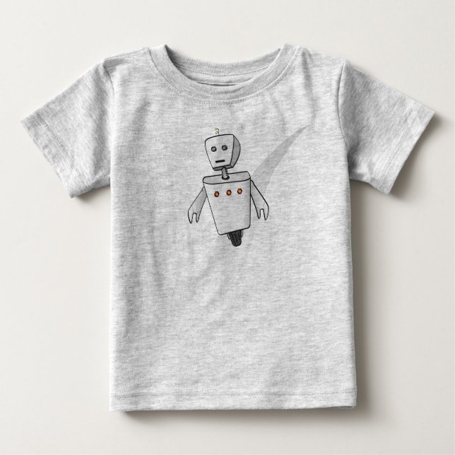 T-shirt Pour Bébé Combinaison robotique à écoulement organique (croq (Devant)