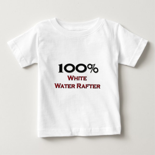 T-shirt Pour Bébé Comble de l'eau blanche de 100 pour cent (Devant)