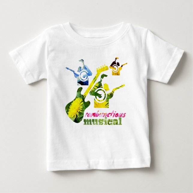 T-shirt Pour Bébé comédie musicale (Devant)